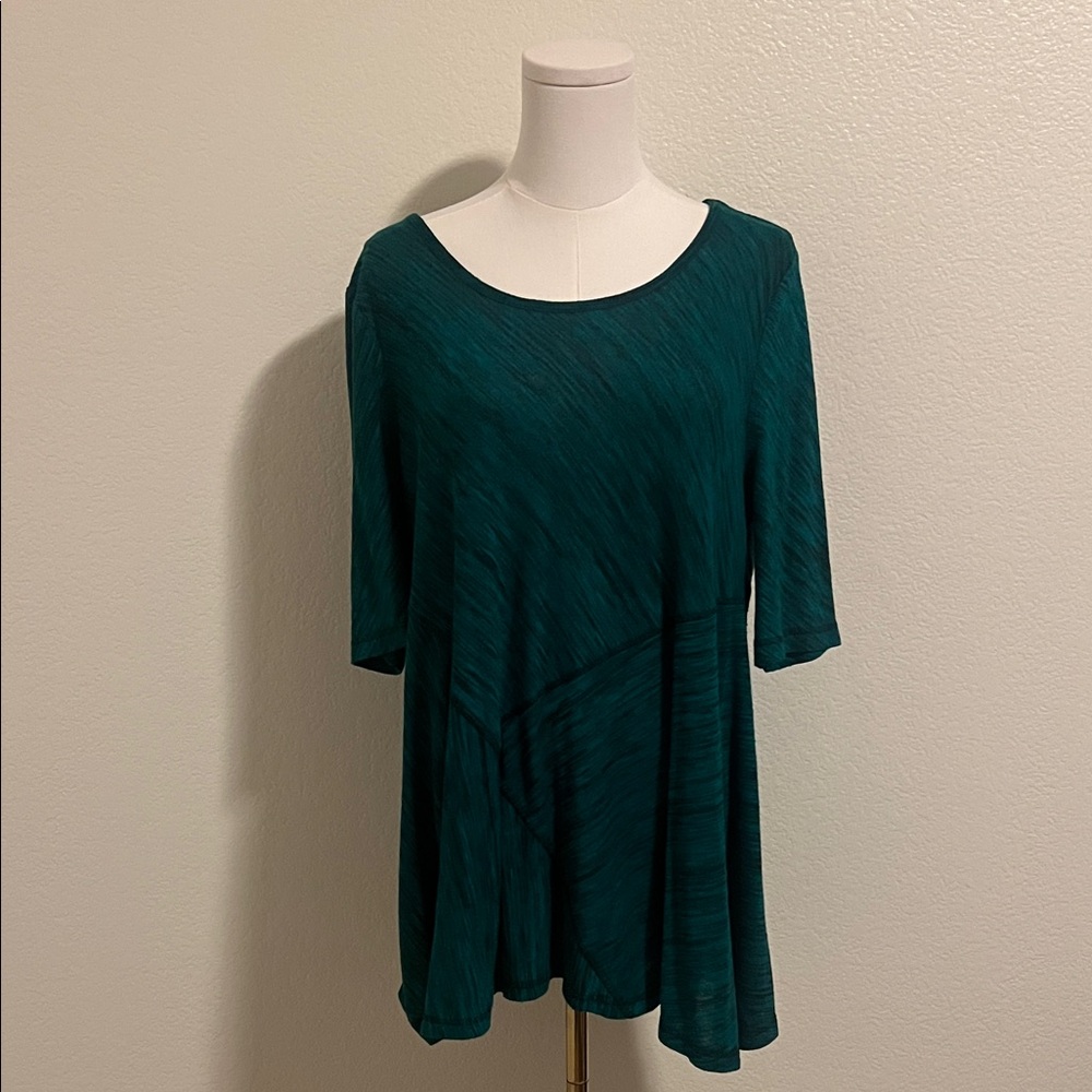 Forever New Teal Scoop Neck A-Line Tunic